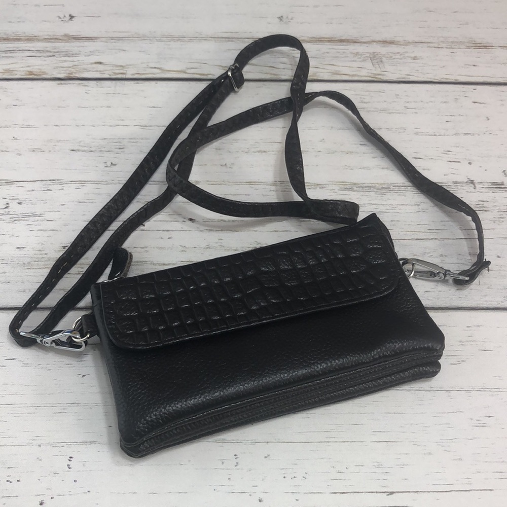 Like New Wristlet Mini Purse Brown Cross body - Picture 2 of 13
